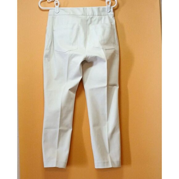 Spanx On- The -Go Slim Straight Ankle Pant 20372Q Classic White PS Patite Small - Picture 3 of 15